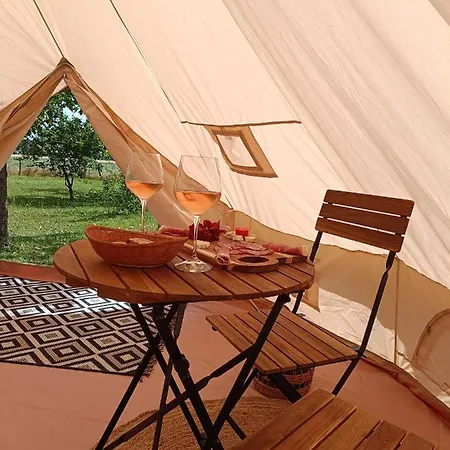 Tente de luxe Tente Mongole  ô Rêves Atypiques Bouce (Allier)